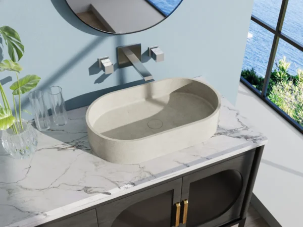 Lavabo de sobreponer de microcemento - Image 2