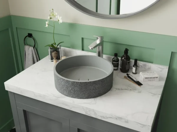 Lavabo de sobreponer de microcemento - Image 2