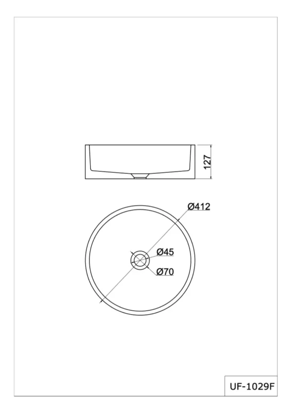 Lavabo de sobreponer de microcemento - Image 3